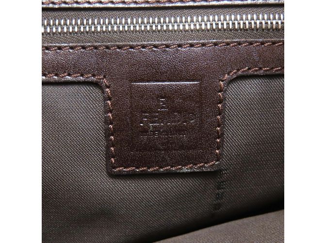 Fendi Zucca-Muster Handtasche Braun - Ansicht 6
