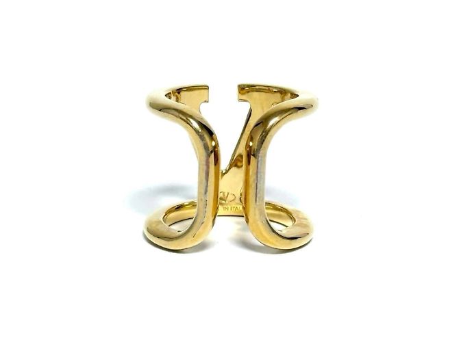Anello in metallo V Logo Signature per donna Valentino - vista 4
