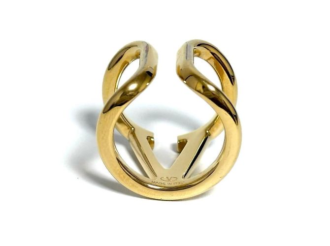 Anello in metallo V Logo Signature per donna Valentino - vista 6