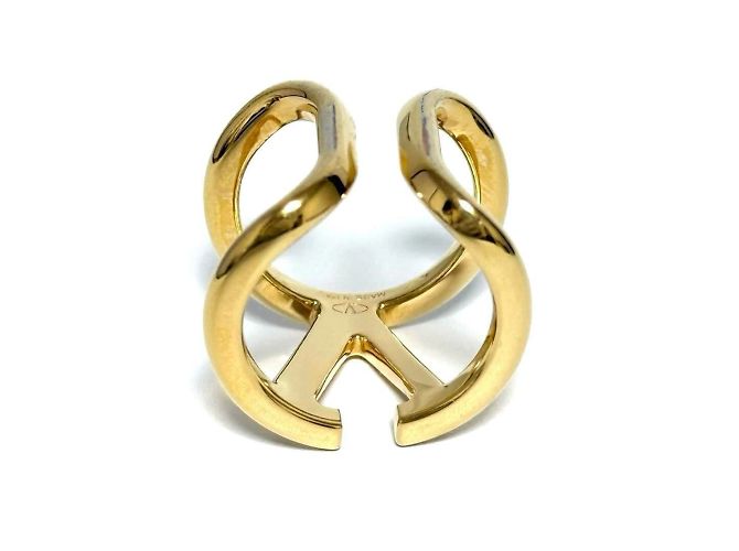 Anello in metallo V Logo Signature per donna Valentino - vista 7