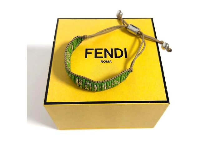 Bracciale charm Fendi in metallo - vista 10
