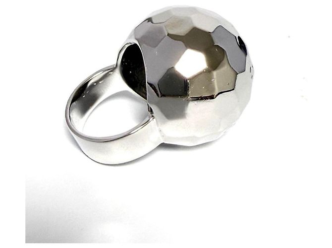Anello Mirror Ball da donna di Chanel in argento - vista 3
