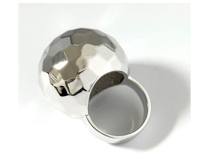 Anello Mirror Ball da donna di Chanel in argento - vista 6