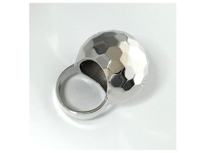 Anello Mirror Ball da donna di Chanel in argento - vista 7