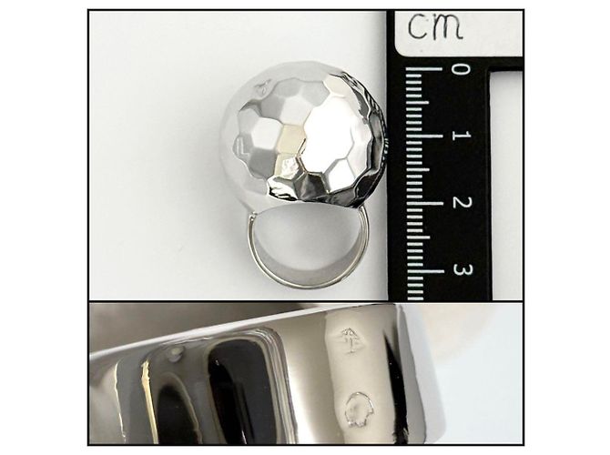 Anello Mirror Ball da donna di Chanel in argento - vista 8