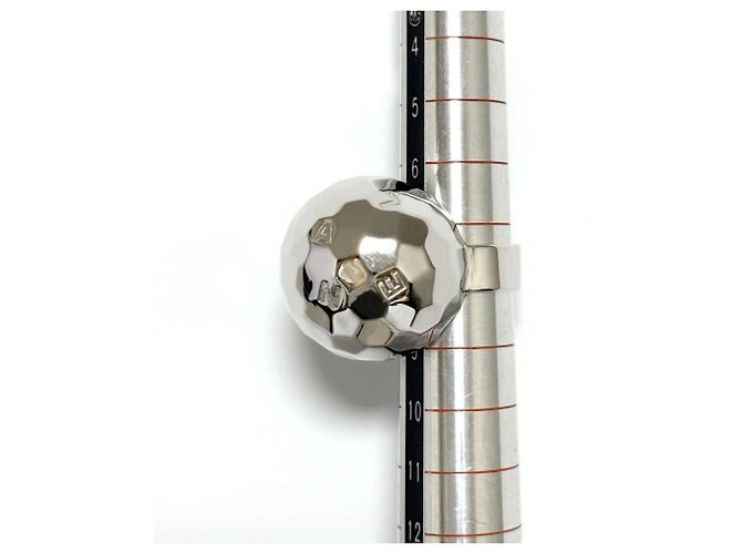 Anello Mirror Ball da donna di Chanel in argento - vista 9