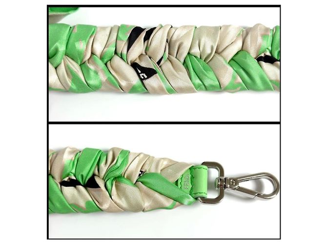 Borsa a mano Fendi Women's StrapYou Mini Handle Verde - vista 8