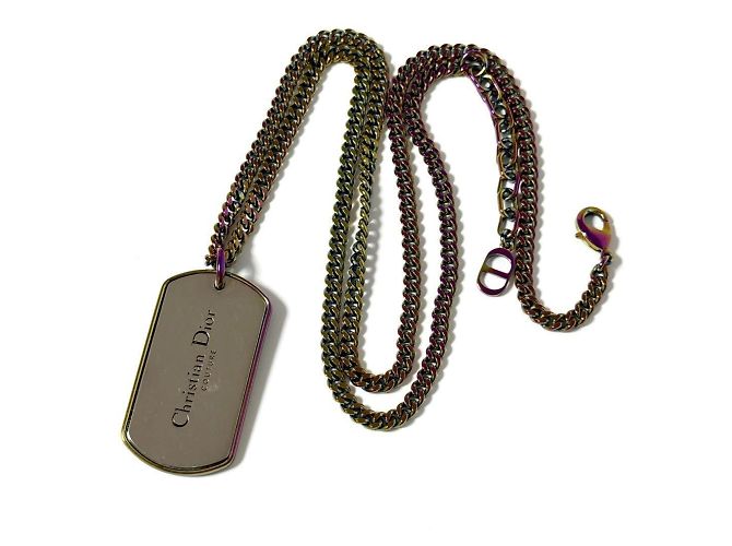 Collier Pendentif COUTURE pour Homme Christian Dior Multicolore - vue 2