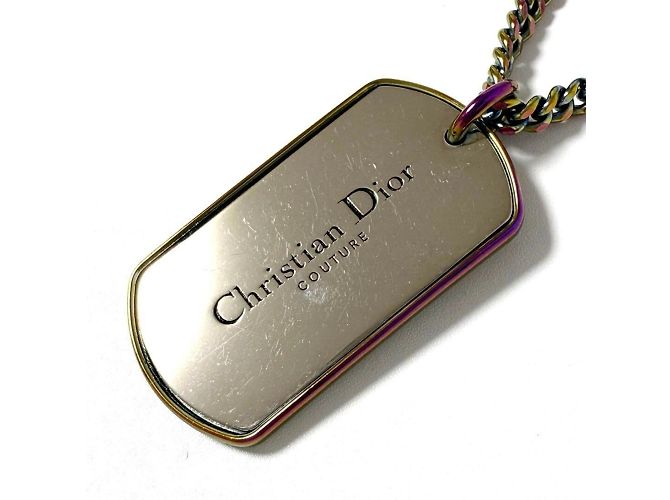 Collier Pendentif COUTURE pour Homme Christian Dior Multicolore - vue 3