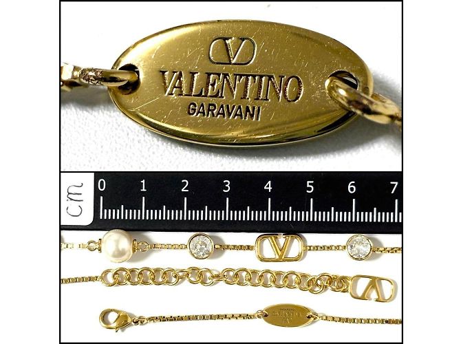 Collana V Logo Station da donna Valentino - vista 8