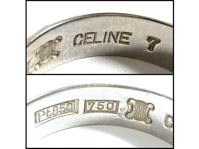 Céline Anello Triomphe in Platino per Uomini e Donne di Celine - vista 9