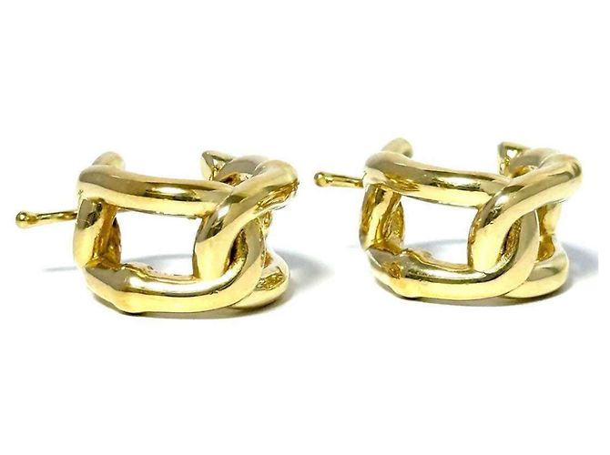 Orecchini a cerchio da uomo Bottega Veneta D'oro - vista 2