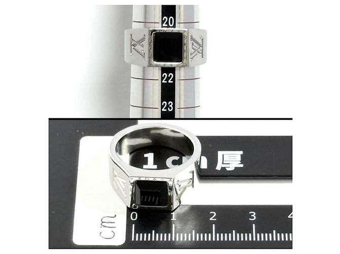 Anello Berg LV Onyx da uomo Louis Vuitton - vista 7
