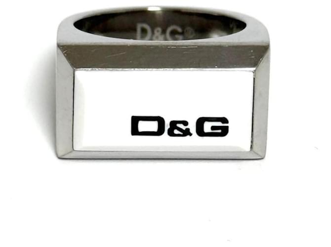 Anello sigillo con logo Dolce & Gabbana per uomo - vista 2