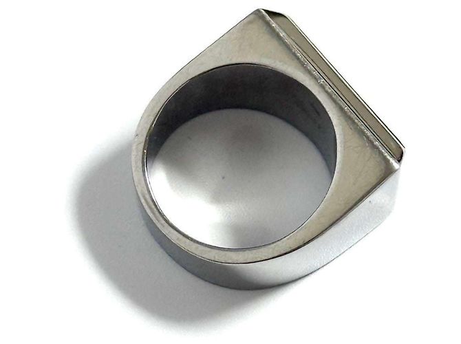 Anello sigillo con logo Dolce & Gabbana per uomo - vista 7