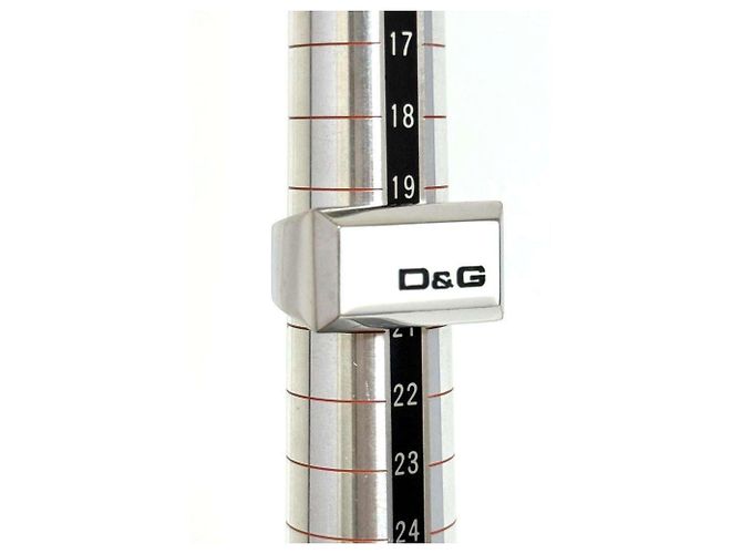 Anello sigillo con logo Dolce & Gabbana per uomo - vista 8