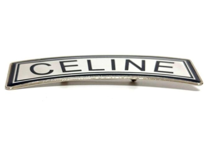 Céline Broche Celine azul e prata - vista 4
