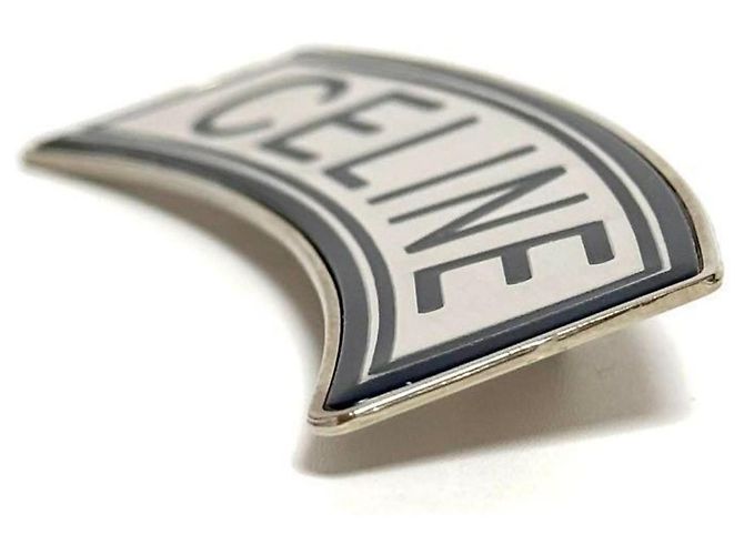 Céline Broche Celine azul e prata - vista 6