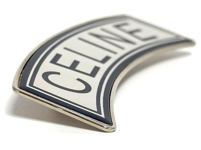 Céline Broche Celine azul e prata - vista 7