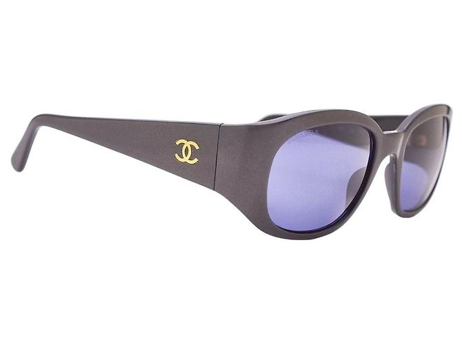 Occhiali da sole Chanel Viola Porpora Oro Logo CC 5025 D'oro - vista 3