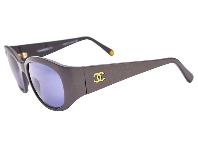 Occhiali da sole Chanel Viola Porpora Oro Logo CC 5025 D'oro - vista 5