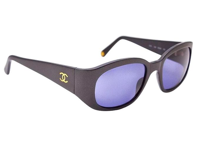 Occhiali da sole Chanel Viola Porpora Oro Logo CC 5025 D'oro - vista 6