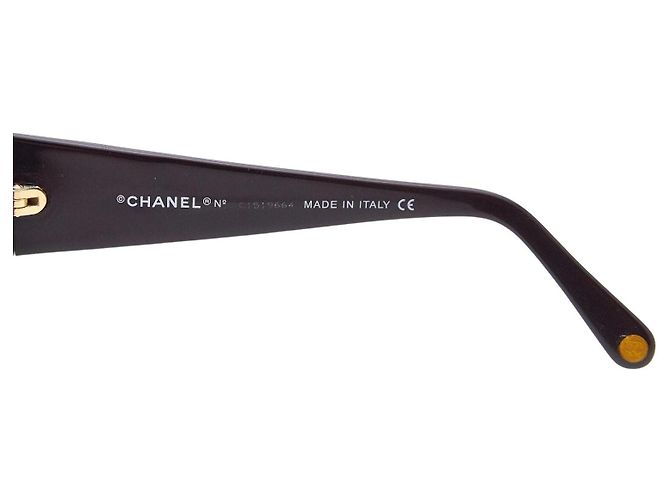 Occhiali da sole Chanel Viola Porpora Oro Logo CC 5025 D'oro - vista 9