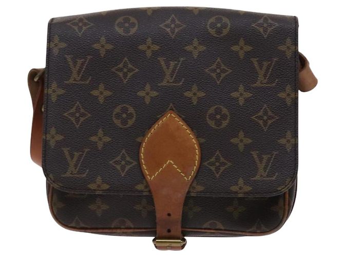 LOUIS VUITTON Monogram Cartouchiere MM Borsa a Spalla M51253 LV Auth MY282 Monogramma - vista 13