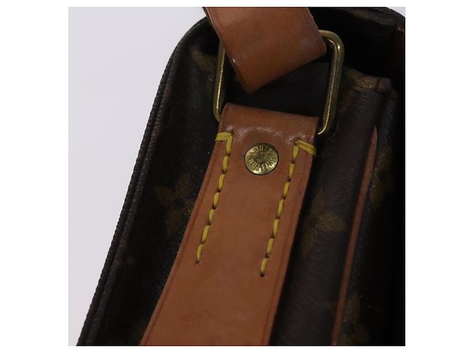 LOUIS VUITTON Monogram Cartouchiere MM Borsa a Spalla M51253 LV Auth MY282 Monogramma - vista 18