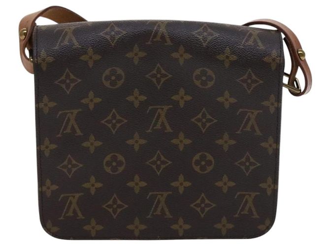 LOUIS VUITTON Monogram Cartouchiere MM Borsa a Spalla M51253 LV Auth MY282 Monogramma - vista 2