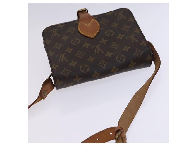 LOUIS VUITTON Monogram Cartouchiere MM Borsa a Spalla M51253 LV Auth MY282 Monogramma - vista 6