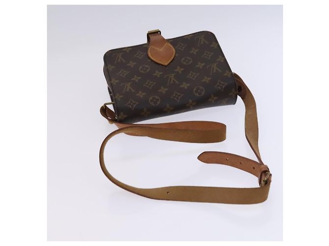 LOUIS VUITTON Monogram Cartouchiere MM Borsa a Spalla M51253 LV Auth MY282 Monogramma - vista 7