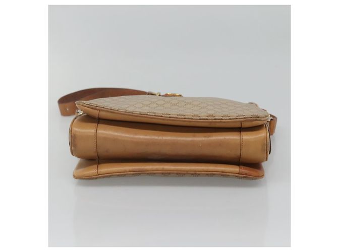 Céline Borsa a spalla in tela Macadam CELINE PVC beige oro Auth nb297 D'oro - vista 5