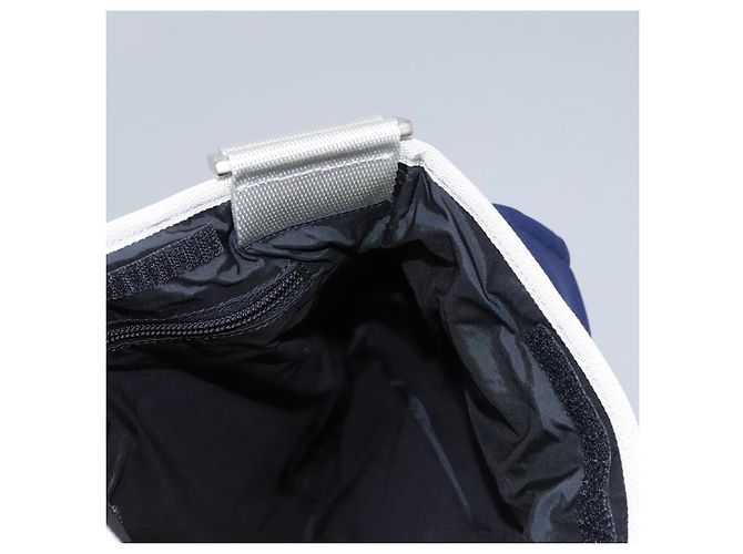 PRADA Borsa a Spalla Sportiva in Nylon Blu Auth bs23958 - vista 30