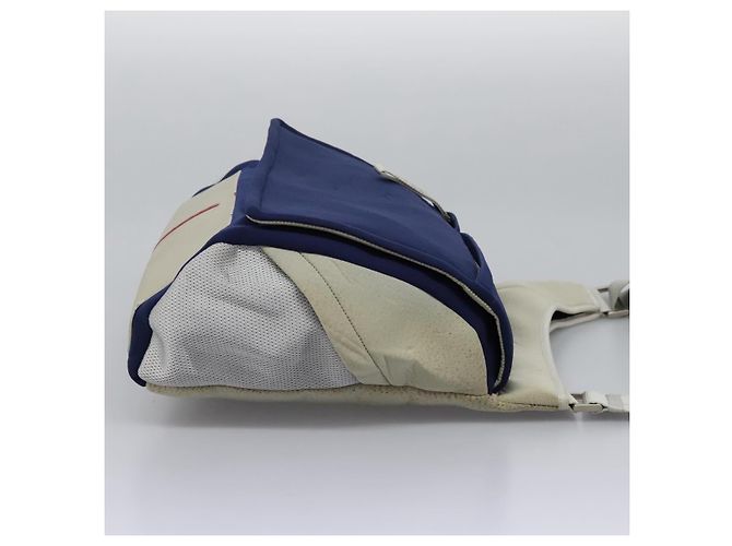 PRADA Borsa a Spalla Sportiva in Nylon Blu Auth bs23958 - vista 4
