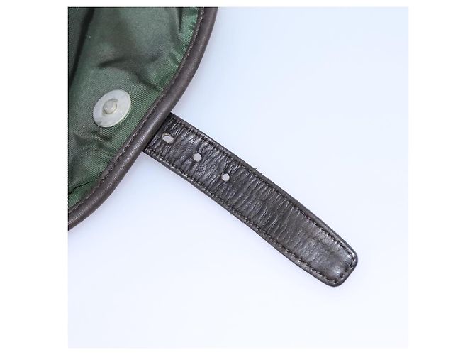 Zaino PRADA in nylon khaki Auth bs23722 Cachi - vista 26