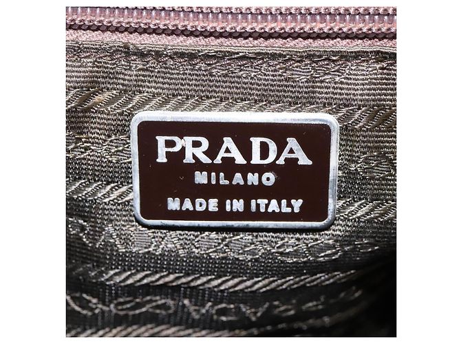 Zaino PRADA in nylon khaki Auth bs23722 Cachi - vista 27