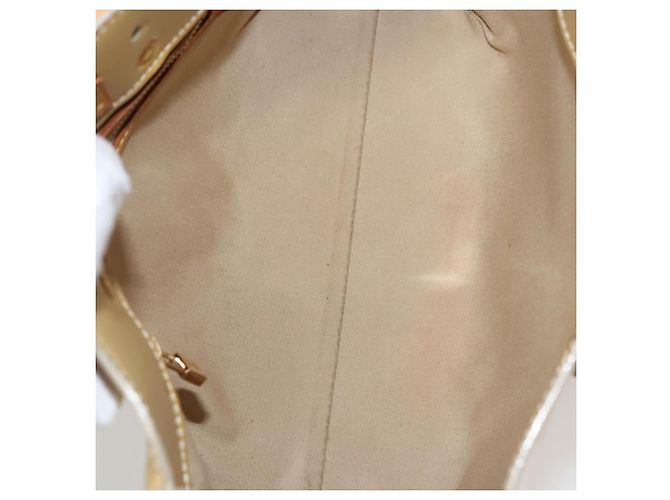 LOUIS VUITTON Monogram Vernis Reade PM Borsa a Mano Beige M91334 LV Auth BD1369 - vista 11