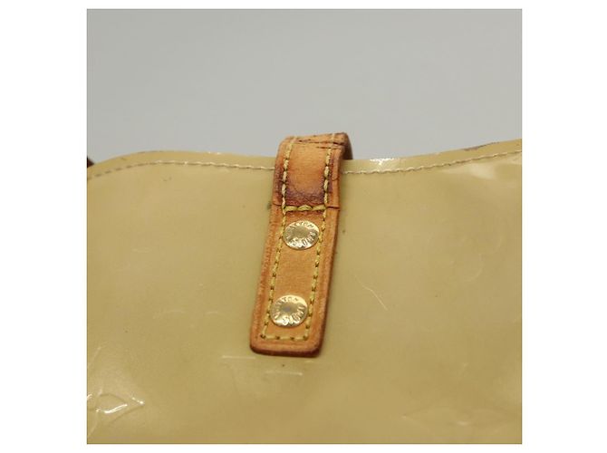 LOUIS VUITTON Monogram Vernis Reade PM Borsa a Mano Beige M91334 LV Auth BD1369 - vista 18