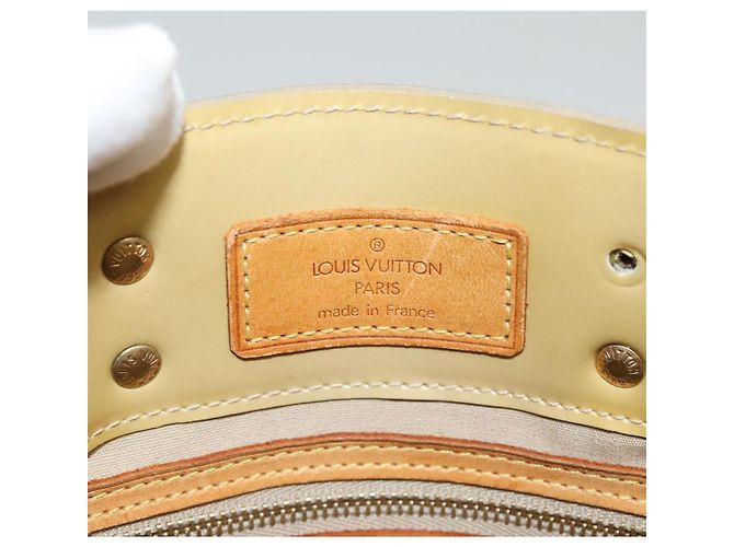 LOUIS VUITTON Monogram Vernis Reade PM Borsa a Mano Beige M91334 LV Auth BD1369 - vista 19