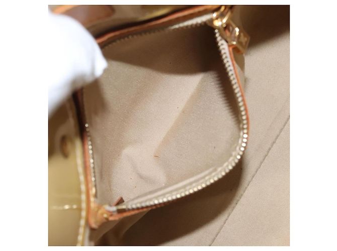 LOUIS VUITTON Monogram Vernis Reade PM Borsa a Mano Beige M91334 LV Auth BD1369 - vista 23