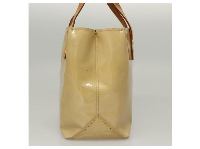 LOUIS VUITTON Monogram Vernis Reade PM Borsa a Mano Beige M91334 LV Auth BD1369 - vista 3