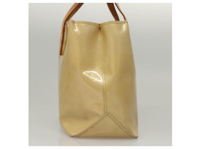 LOUIS VUITTON Monogram Vernis Reade PM Borsa a Mano Beige M91334 LV Auth BD1369 - vista 4