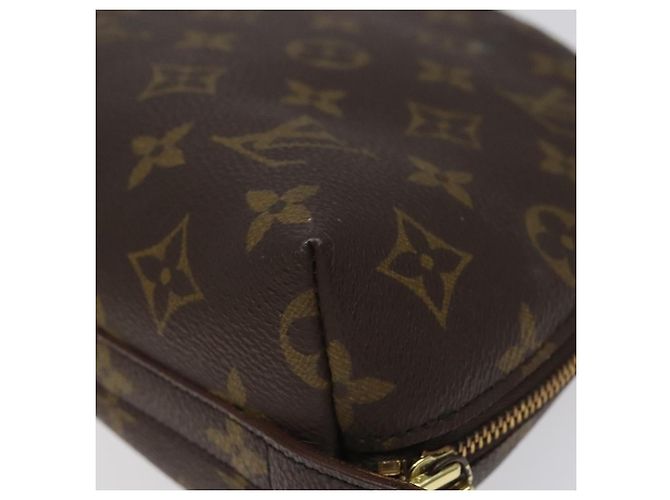LOUIS VUITTON Pochette Cosmética Demi Ronde Monogramma M47520 LV Auth BD1455 - vista 15