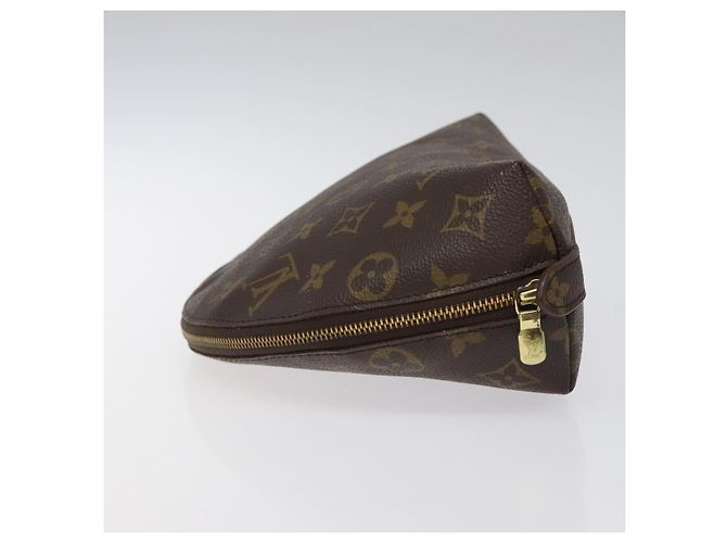 LOUIS VUITTON Pochette Cosmética Demi Ronde Monogramma M47520 LV Auth BD1455 - vista 4
