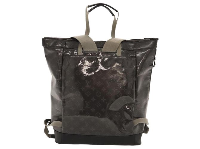LOUIS VUITTON Monogram Eclipse Glaze Zaino con Zip M43900 LV Auth bs23583 Monogramma - vista 2