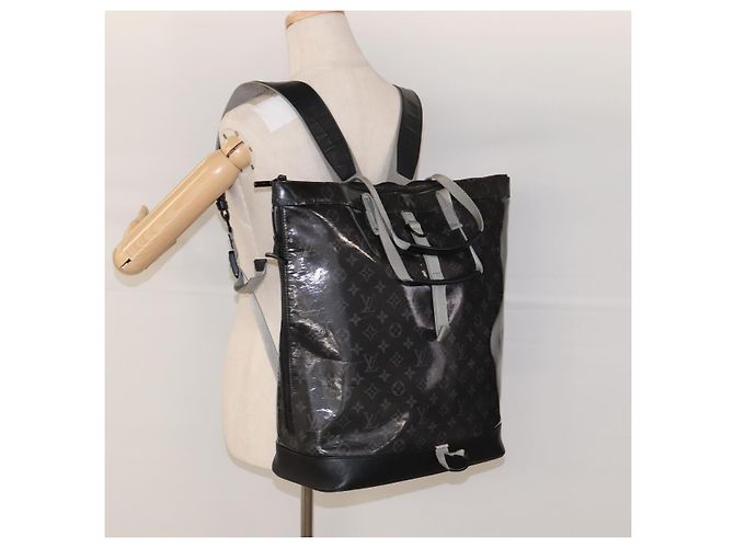 LOUIS VUITTON Monogram Eclipse Glaze Zaino con Zip M43900 LV Auth bs23583 Monogramma - vista 23