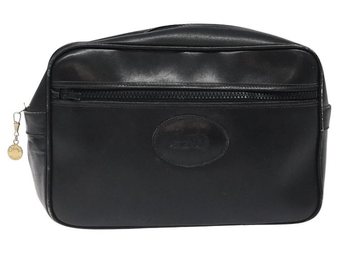 Céline Borsa a tracolla CELINE in pelle nera Auth nb304 Nero - vista 13