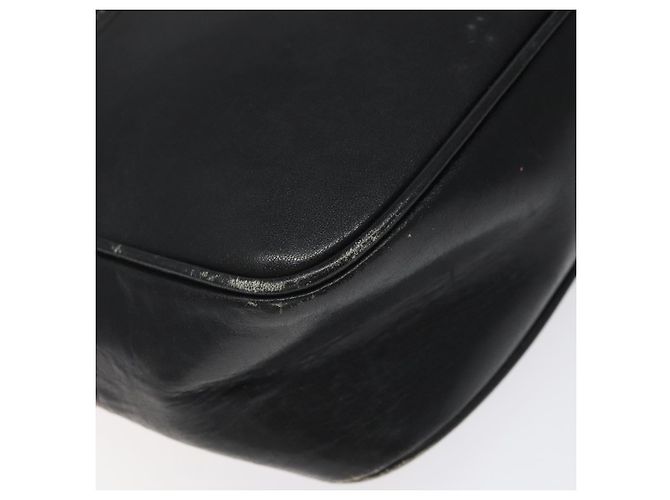 Céline Borsa a tracolla CELINE in pelle nera Auth nb304 Nero - vista 14