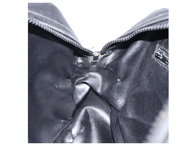 Céline Borsa a tracolla CELINE in pelle nera Auth nb304 Nero - vista 17